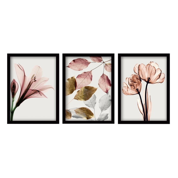 Wallity Cuadro Decorativo Enmarcado Desconocido (3 Piezas)